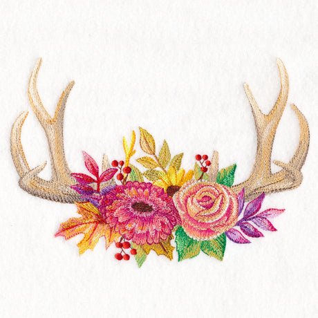 Antler Bouquet in Watercolor