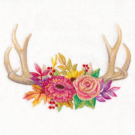 Antler Bouquet in Watercolor