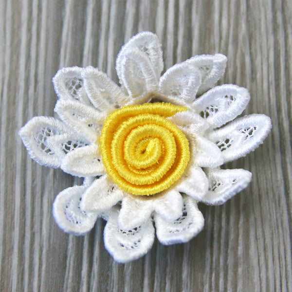 Spiral Daisy in 3D (Lace)
