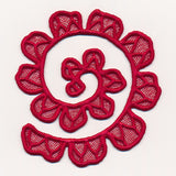 Spiral Rose in 3D (Lace)