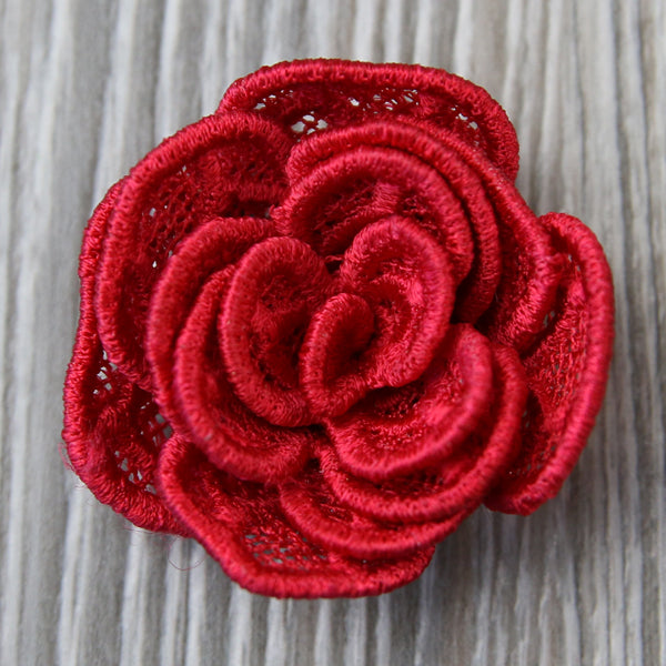 Spiral Rose in 3D (Lace)