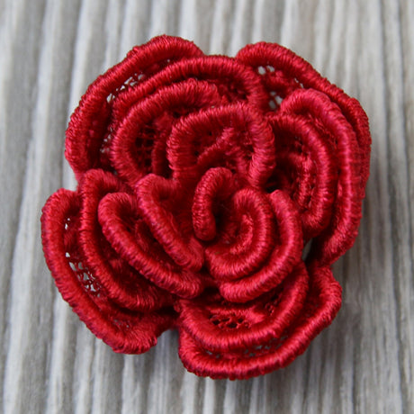 Spiral Rose in 3D (Lace)