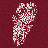 Mum's the Word Flower Spray (Whitework)