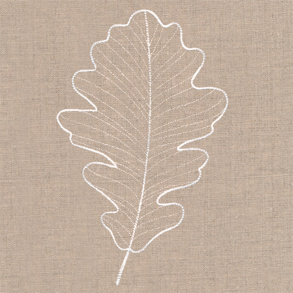 Rustic Autumn Oak Leaf