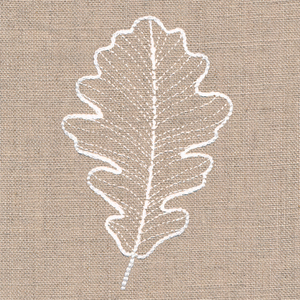 Rustic Autumn Oak Leaf