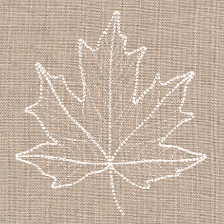 Rustic Autumn Maple Leaf