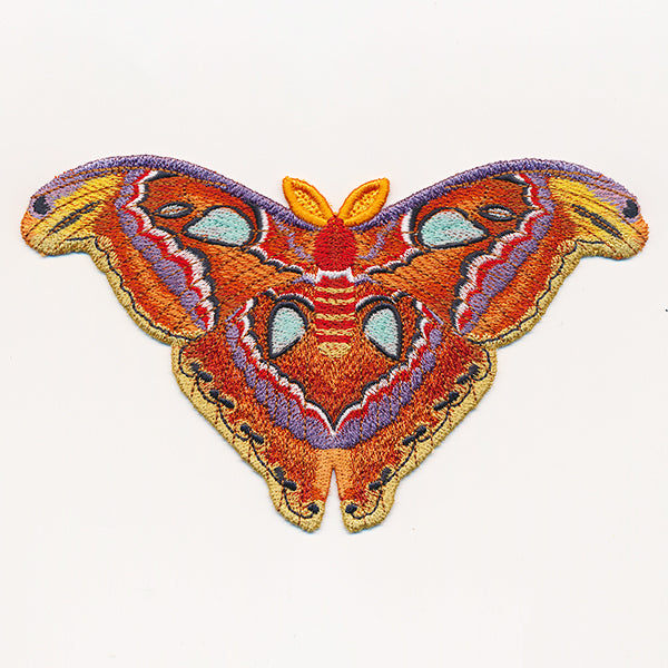 Free-Flying Atlas Moth (In-the-Hoop)