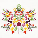 Autumn Wildflower Maple Leaf