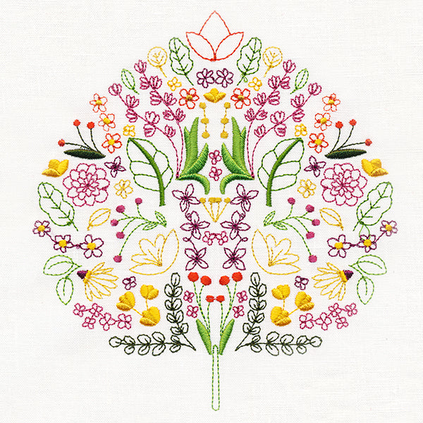 Autumn Wildflower Aspen Leaf