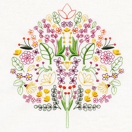 Autumn Wildflower Aspen Leaf