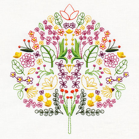 Autumn Wildflower Aspen Leaf