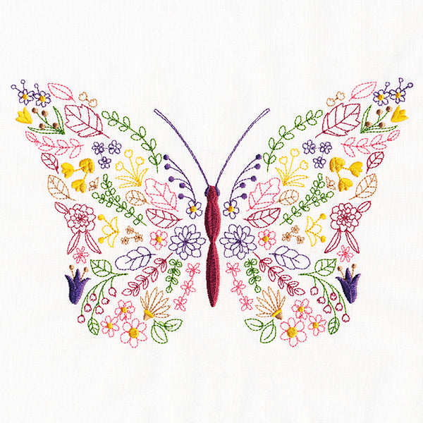 Autumn Wildflower Butterfly