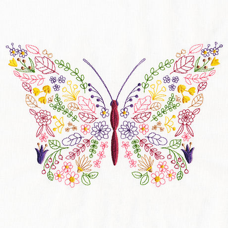 Autumn Wildflower Butterfly