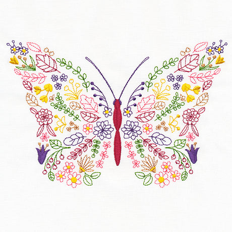 Autumn Wildflower Butterfly