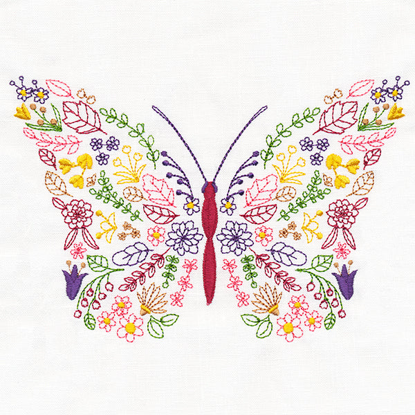 Autumn Wildflower Butterfly