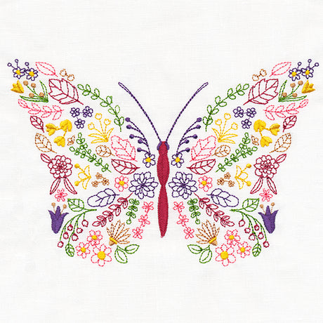 Autumn Wildflower Butterfly