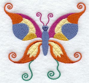 Crewel Butterfly 1