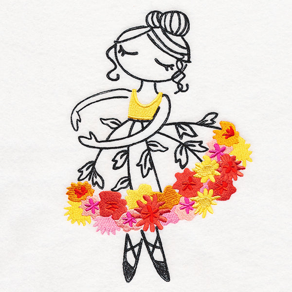 Chrysanthemum Ballerina – Embroidery Library