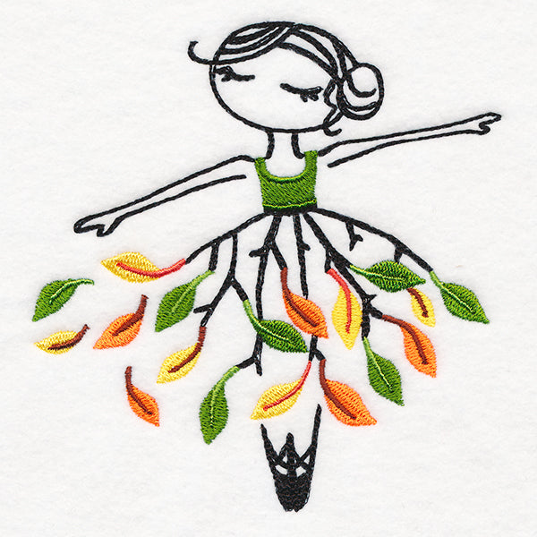 Falling Leaves Ballerina