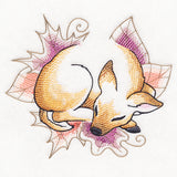 Soft Sleepy Autumn Deer