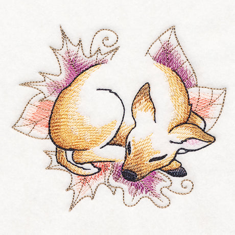 Soft Sleepy Autumn Deer