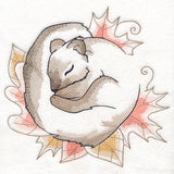 Soft Sleepy Autumn Squirrel