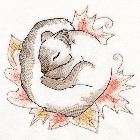 Soft Sleepy Autumn Squirrel