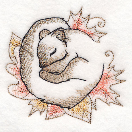 Soft Sleepy Autumn Squirrel