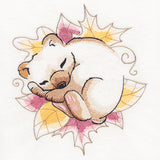 Soft Sleepy Autumn Bear
