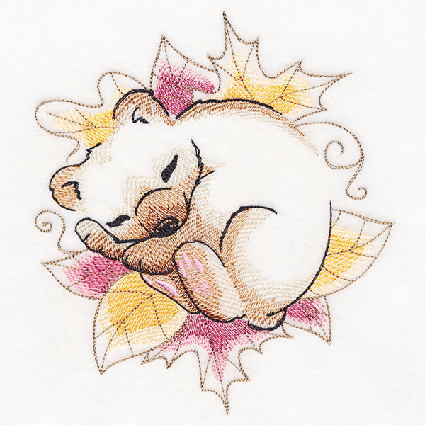Soft Sleepy Autumn Bear