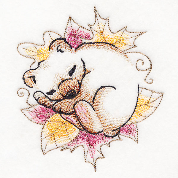 Soft Sleepy Autumn Bear