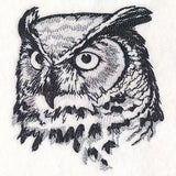 Autumn Great Horned Owl Sketch