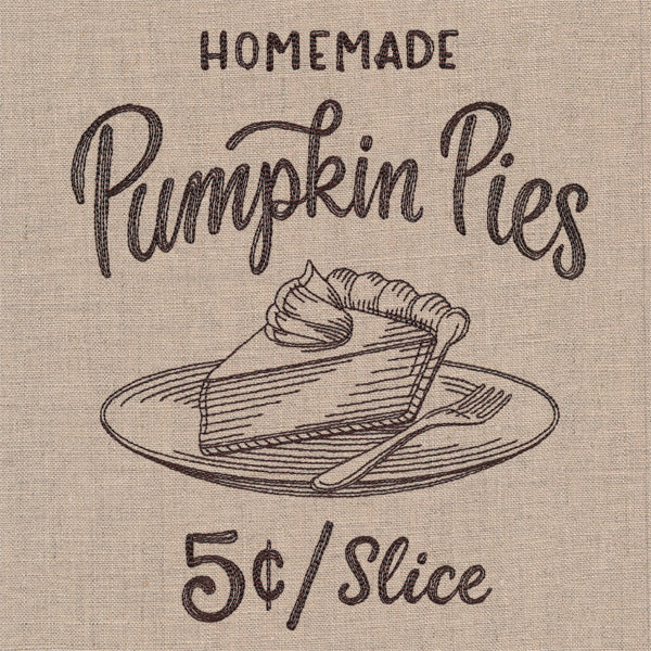 Autumn Market - Homemade Pumpkin Pies