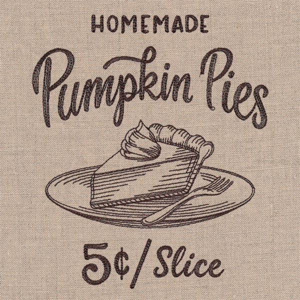 Autumn Market - Homemade Pumpkin Pies