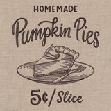 Autumn Market - Homemade Pumpkin Pies