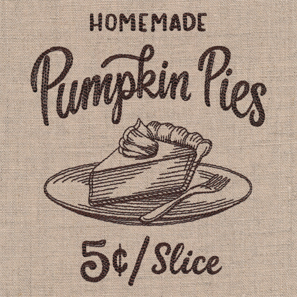 Autumn Market - Homemade Pumpkin Pies