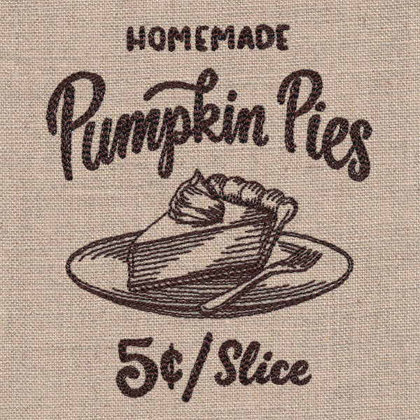 Autumn Market - Homemade Pumpkin Pies