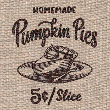 Autumn Market - Homemade Pumpkin Pies