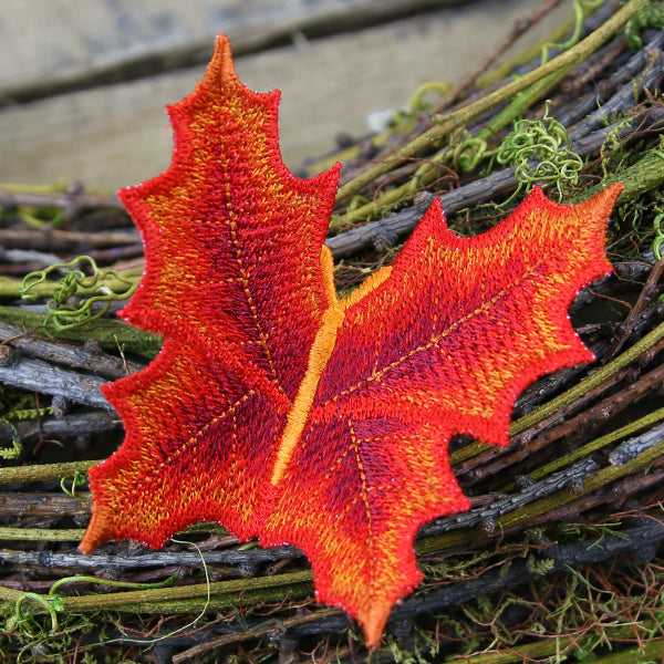Autumn Maple Leaf Butterfly (In-the-Hoop)
