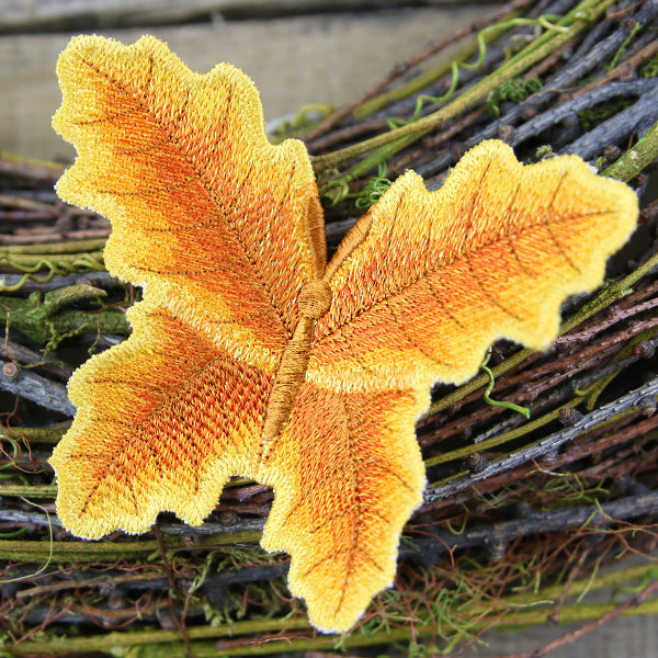 Autumn Oak Leaf Butterfly (In-the-Hoop)