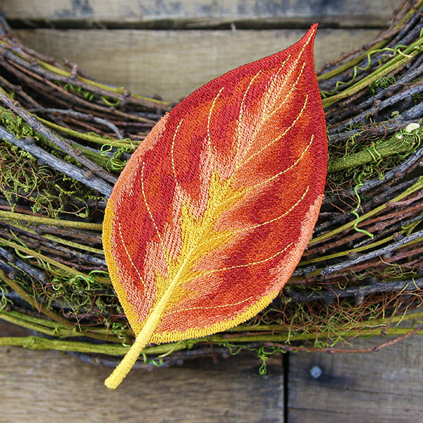 Autumn Dogwood Leaf (In-the-Hoop)
