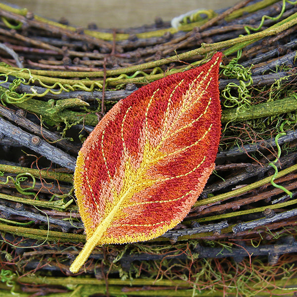Autumn Dogwood Leaf (In-the-Hoop)