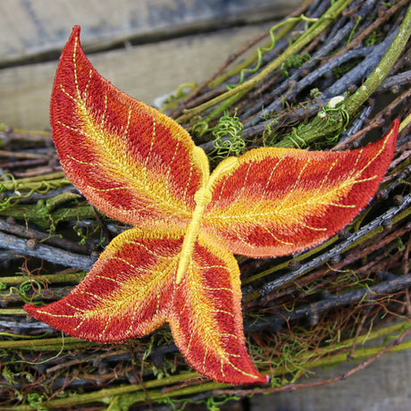Autumn Dogwood Leaf Butterfly (In-the-Hoop)