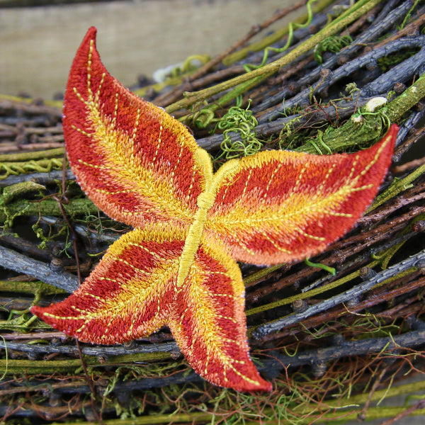 Autumn Dogwood Leaf Butterfly (In-the-Hoop)