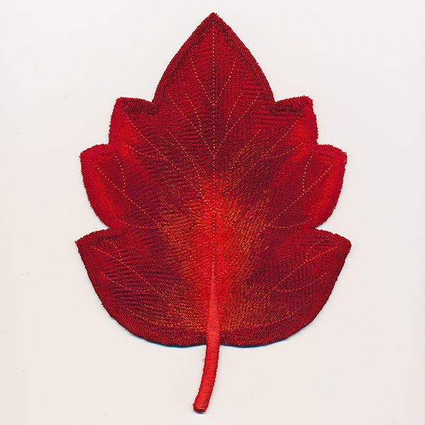 Autumn Hawthorn Leaf (In-the-Hoop)