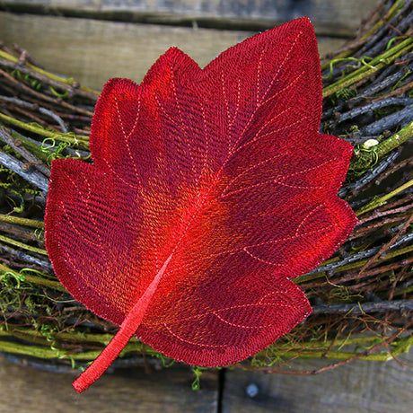 Autumn Hawthorn Leaf (In-the-Hoop)