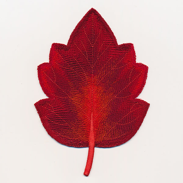 Autumn Hawthorn Leaf (In-the-Hoop)