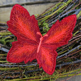 Autumn Hawthorn Leaf Butterfly (In-the-Hoop)
