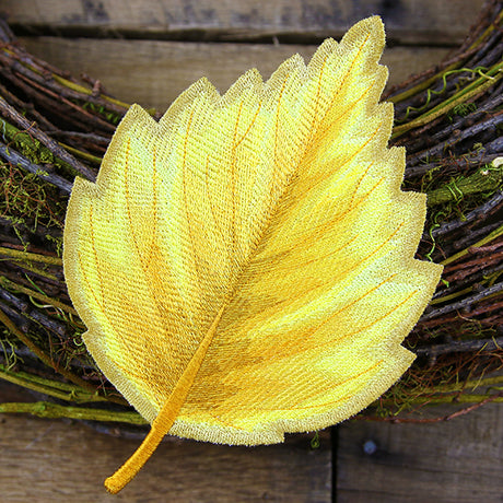 Autumn Birch Leaf (In-the-Hoop)
