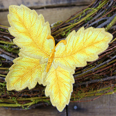Autumn Birch Leaf Butterfly (In-the-Hoop)